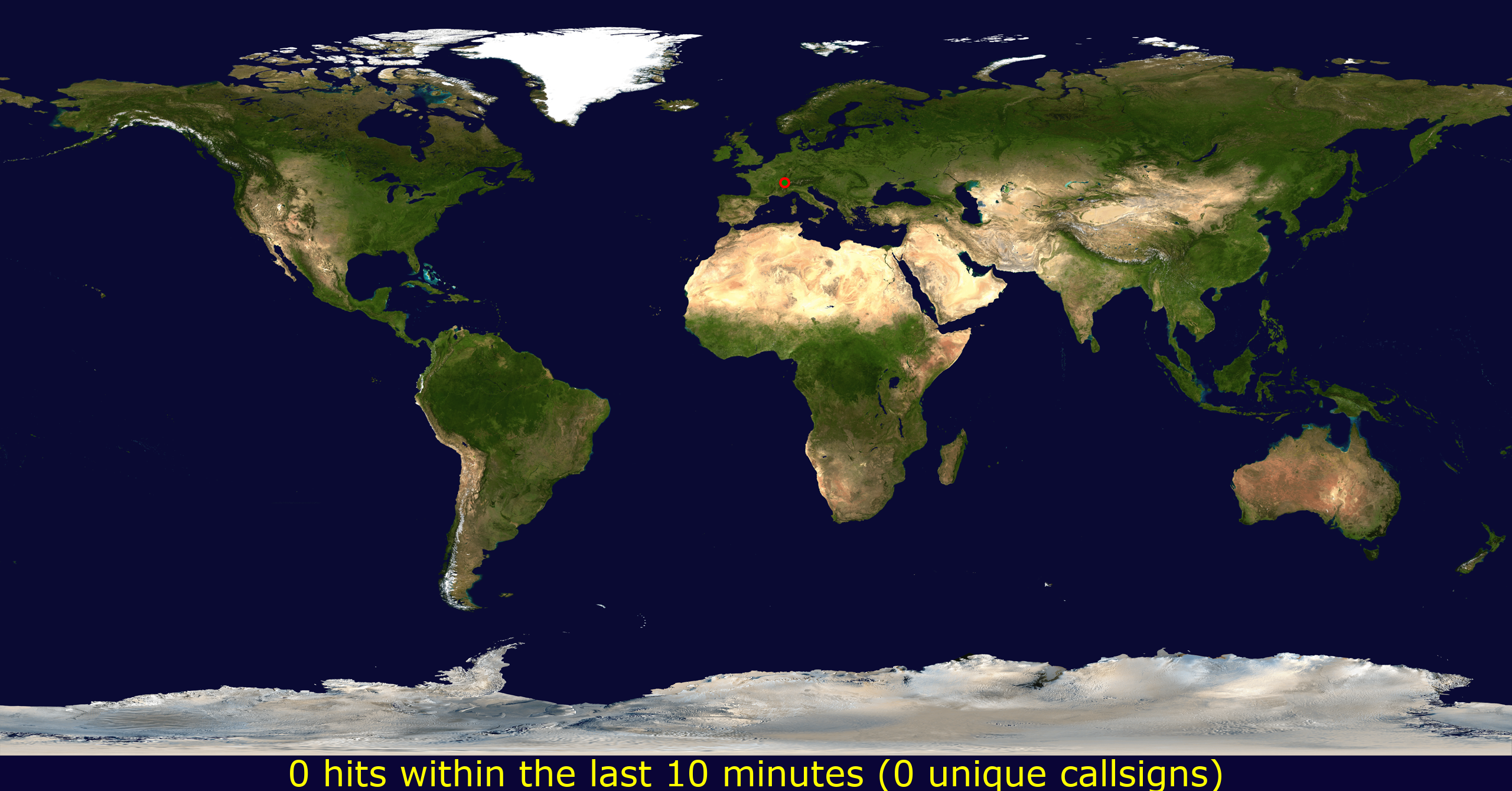 WSPR data for the last 10 minutes